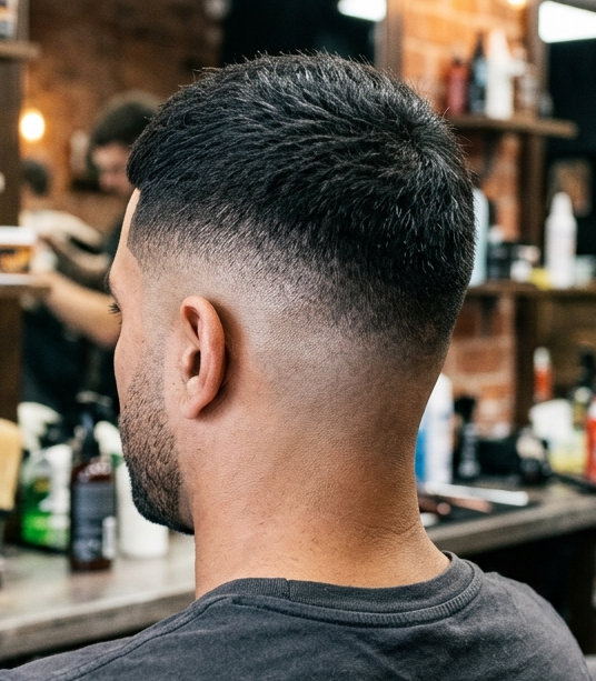 Skin fade at Razors Barber Shop